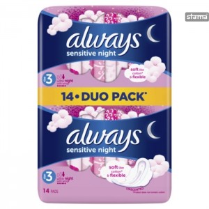 ALWAYSSENSITIVEULTRANIGHTDUO14pcs