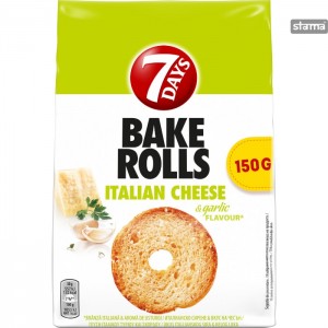 BAKEROLLS7DAYSITALIANCHEESEANDGARLIC150g