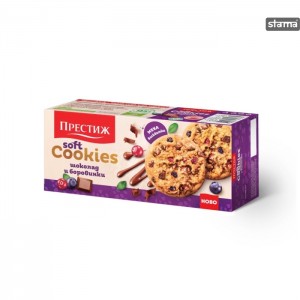 BISCUITSPRESTIGESOFTCOOKIESCHOCOLATEANDBLUEBERRIES120g