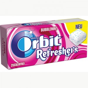 CHEWINGGUMORBITREFRESHERSBUBBLEMINT7PELLETS