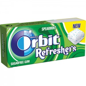 CHEWINGGUMORBITREFRESHERSSPEARMINT7PELLETS