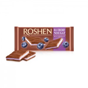 CHOCOLATEROSHENMILKWITHBLUEBERRYNOUGAT90g