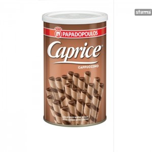 CRISPYWAFERROLLSCAPRICECAPPUCCINO250g