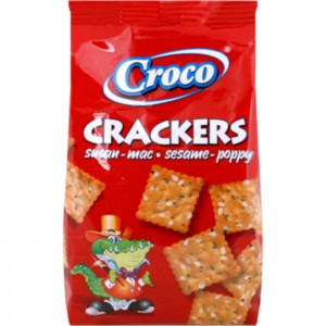 CROCOCRACKERSSEASAMEANDPOPPY100g