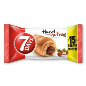 CROISSANT7DAYSMAXHAZELNUT80g+15%GRATIS