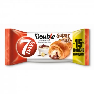 CROISSANT7DAYSSUPERDOUBLECOCOAANDVANILLA110g+15%GRATIS