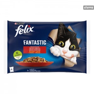 FELIXFANTASTICBEEFANDCHICKEN4x85g