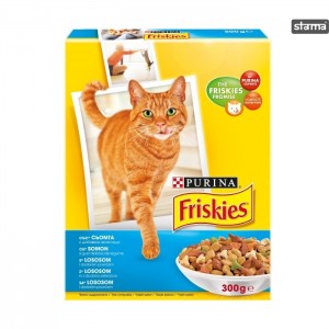 FRISKIESCATSALMONTUNAANDVEGETABLES300g