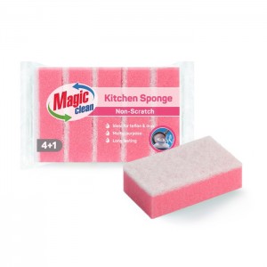 KITCHENSPONGEMAGICCLEANNON-SCRATCH4+1pc