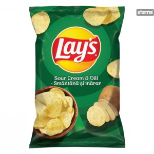 LAYSSOURCREAMANDDILL140g