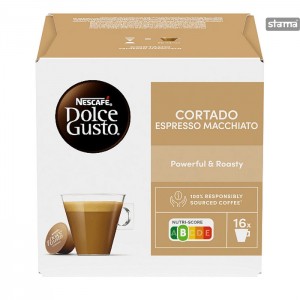 NESCAFEDOLCEGUSTOCORTADOESPRESSOMACCHIATO16Cap100.8g