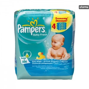 PAMPERSWIPESBABYFRESH4X64pcs