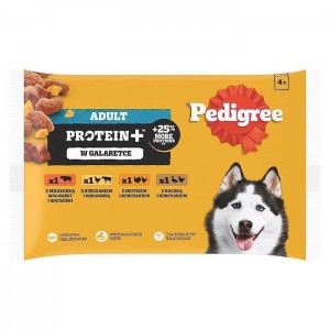 PEDIGREEPOUCHPROTEINPLUS4x100g