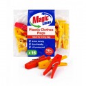 PLASTICCLOTHESPEGSMAGICCLEAN15pcs