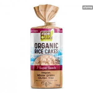 RICECAKESRICEUPORGANIC7SUPERSEEDS120g
