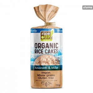 RICECAKESRICEUPORGANICAMARANTHANDMILLET120g