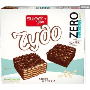RYDOWAFERCAKEZEROSUGARADDEDCRISPYANDCOCOA100g