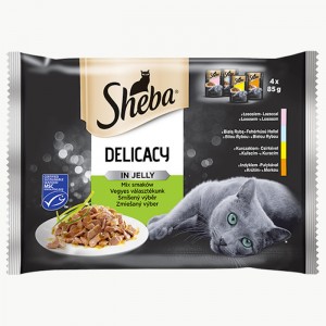 SHEBAPOUCHMIXSELECTIONINJELLY4x85g