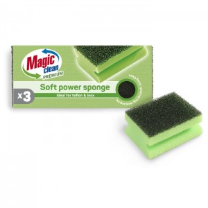 SOFTPOWERSPONGEMAGICCLEANPREMIUMWITHGRIP3pcs