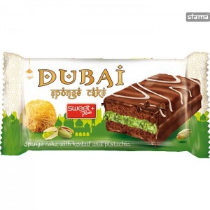 SPONGECAKESWEETPLUSDUBAIWITHKADAIFANDPISTACHIOCREAM50g