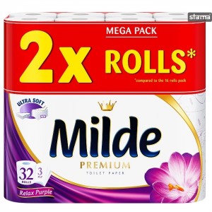 TOILETPAPERMILDEPURPLERELAX32pcs