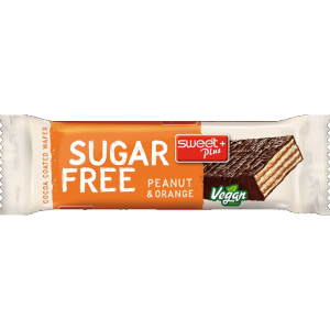 WAFERSWEETPLUSSUGARFREEPEANUTANDORANGE30g