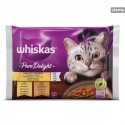 WHISKASPOUCHPUREDELIGHTPOULTRYMEAT4x85g