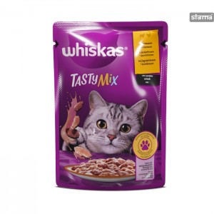 WHISKASPOUCHTASTYMIXLAMBANDTURKEY85g