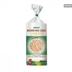 WHOLEGRAINBROWNRICECAKESB.YOND12SUPERSEEDFROMAROUNDTHEWORLD100g