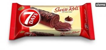 SWISS ROLL 7 DAYS COCOA DECORATION 200g