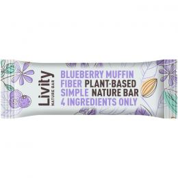 LIVITY NATURE BAR BLUBERRY MUFFIN 30g