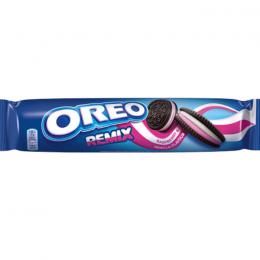 BISCUITS OREO REMIX RASPBERRY AND VANILLA FLAVOUR 157g