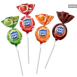 LOLLI POPS ROSHEN GUM AND FRUITS 920g