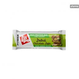 PROTEIN BAR FITSPO DUBAI CHOCOLATE STYLE ZARO SUGAR 50g