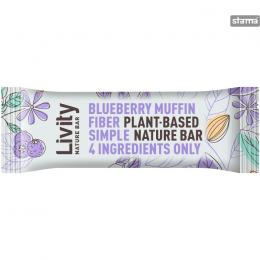 LIVITY NATURE BAR BLUBERRY MUFFIN 30g